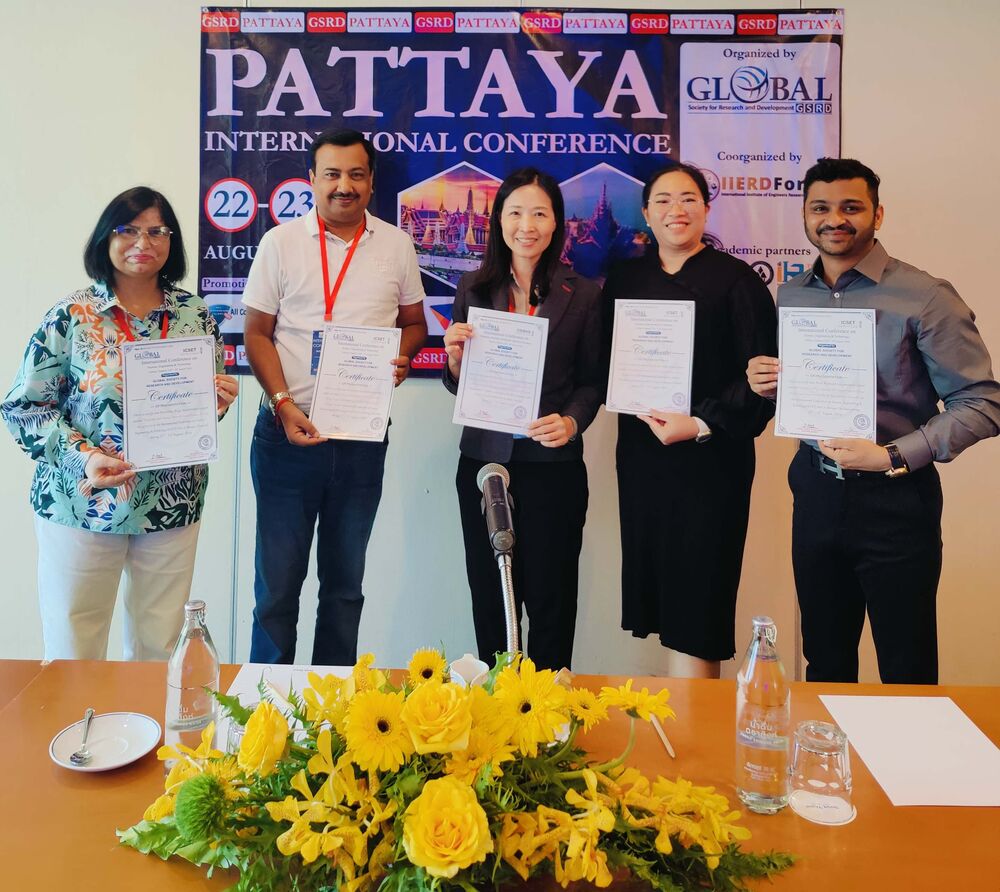 GSRD INTERNATIONAL CONFERENCE 22ND AUGUST 2024, PATTAYA,THAILAND.